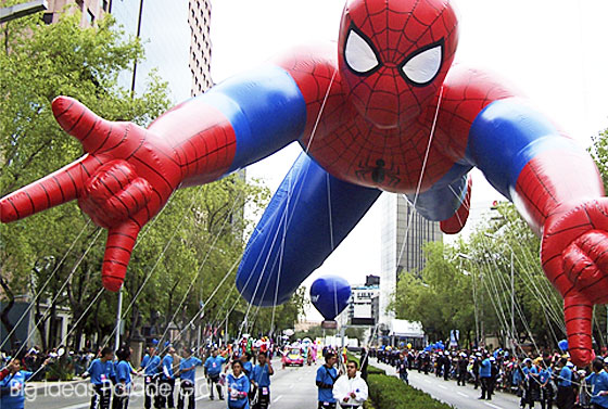 Spiderman Helium Parade Balloon Mexico City, MX